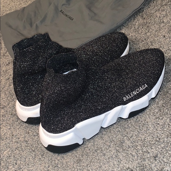 Balenciaga Speed High Top Sock Trainer Uk7 Eur40 PicClick UK